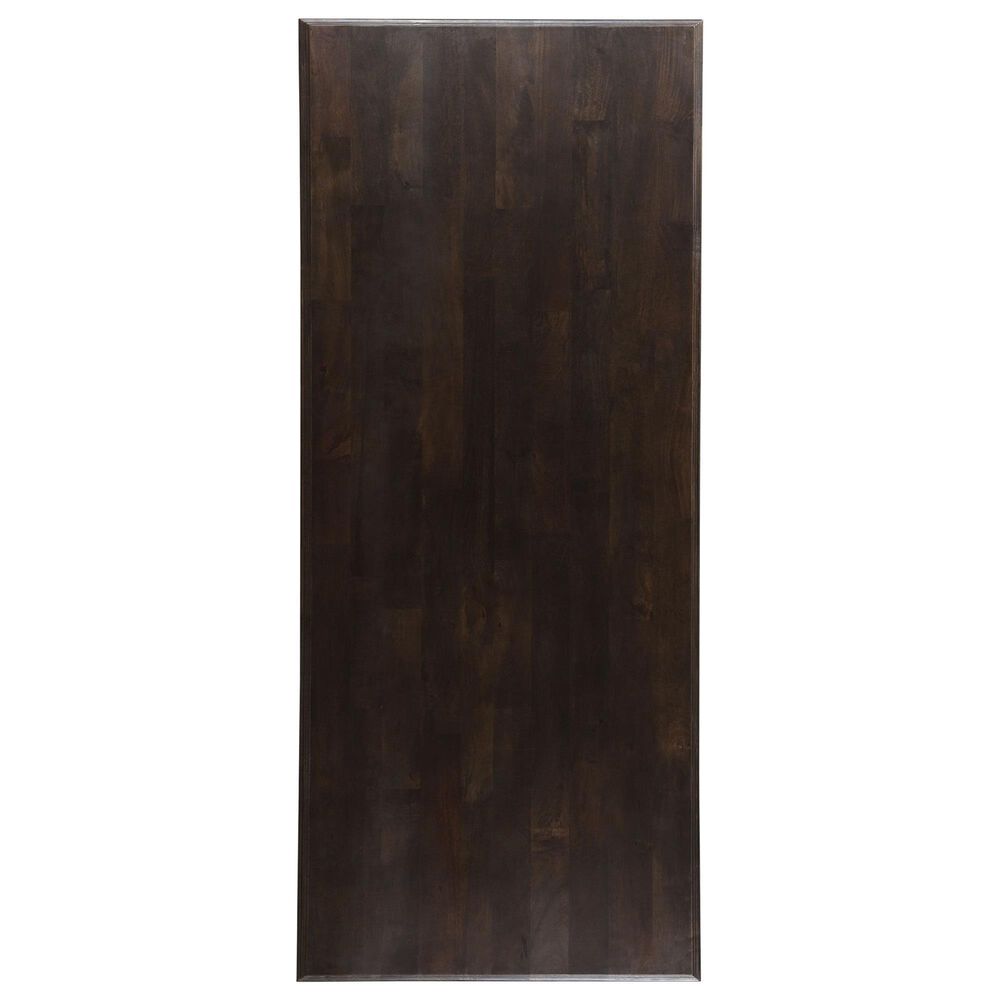 Home Trends &amp; Design Nimes 120&quot; Rectangular Dining Table in Vintage Brown - Table Only, , large