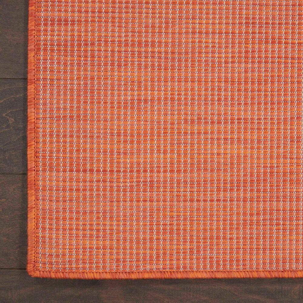 Nourison Positano 4&#39; x 6&#39; Terracotta Indoor/Outdoor Area Rug, , large