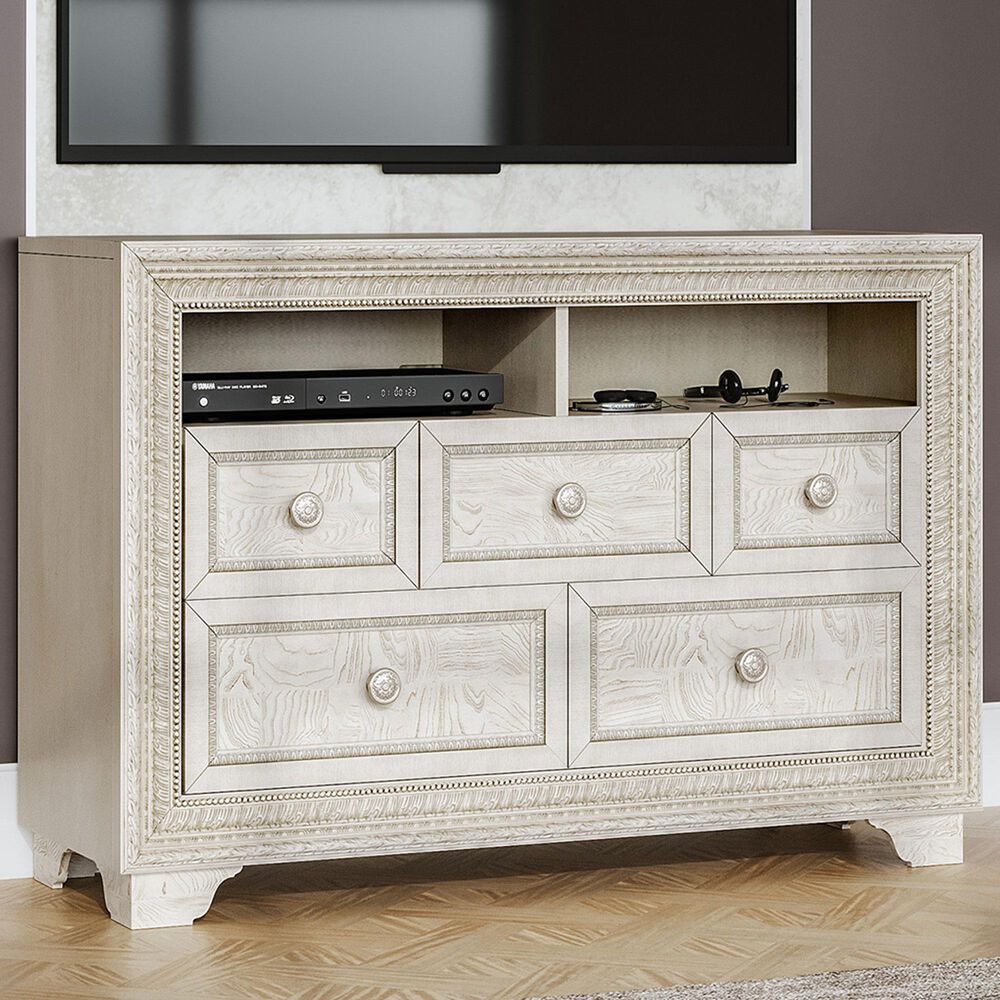 Chapel Hill Camila 54&quot; Media Chest in Cream, , large