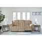 Ashley Tip-Off Power Reclining Sofa with Adjustable Headrest in Wheat, , large