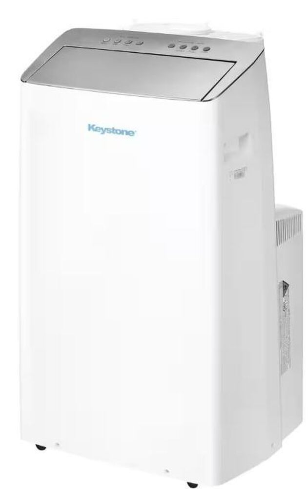 Keystone 12000 BTU Portable Air Conditioner with Remote Control in White, , large