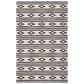 Safavieh Micro-Loop 3" x 5" Ivory and Charcoal Area Rug, , large
