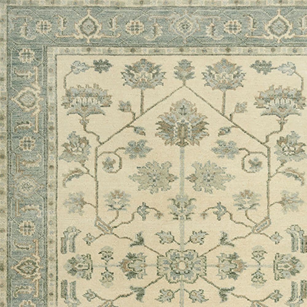 RIZZY Belmont 6&#39; x 9&#39; Ivory and Blue Area Rug, , large