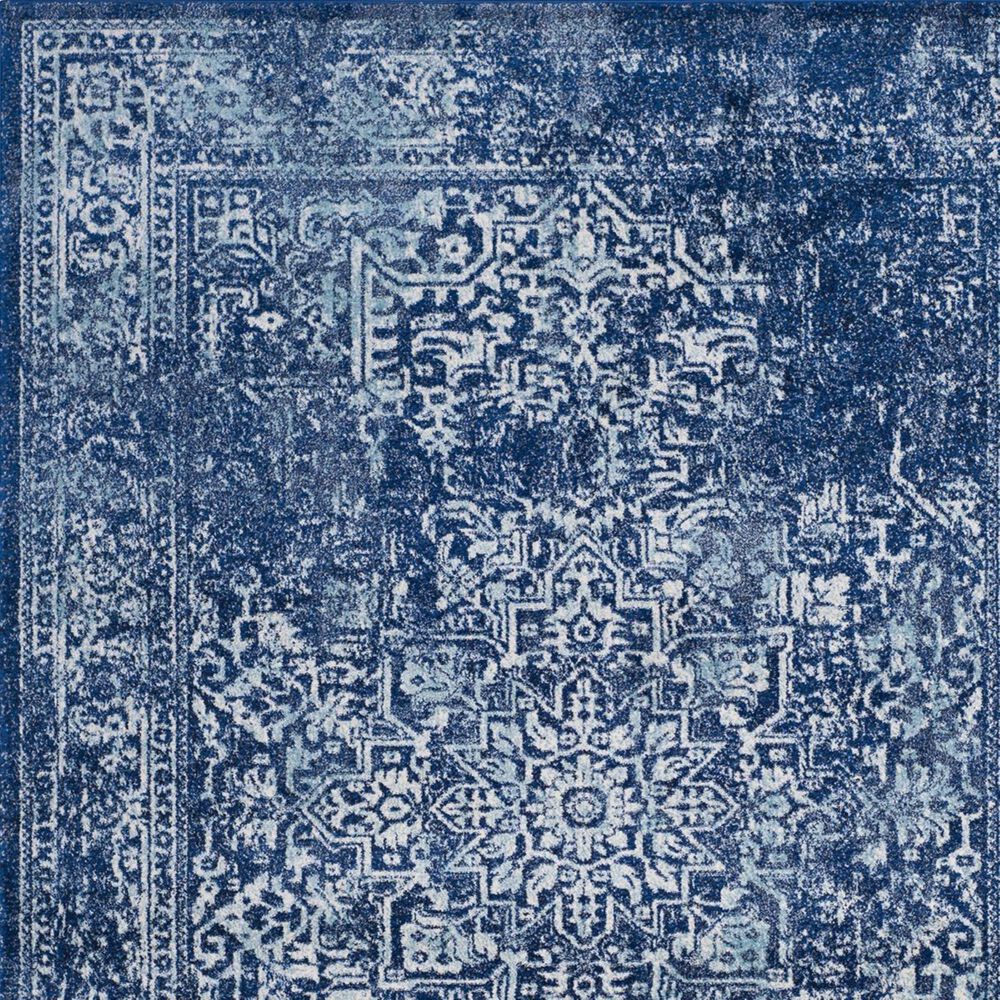Safavieh Evoke EVK256A-4 4&#39; x 6&#39; Navy/Ivory Area Rug, , large