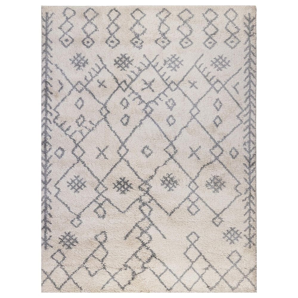 Amer Rugs Aspen ASP-6 2" x 3" Ivory and Gray Area Rug, , large