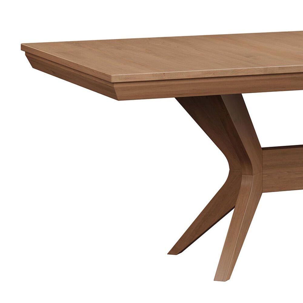 Arista Wood Anders and Dayton 7-Piece Rectangular Dining Set in Sandstone, , large