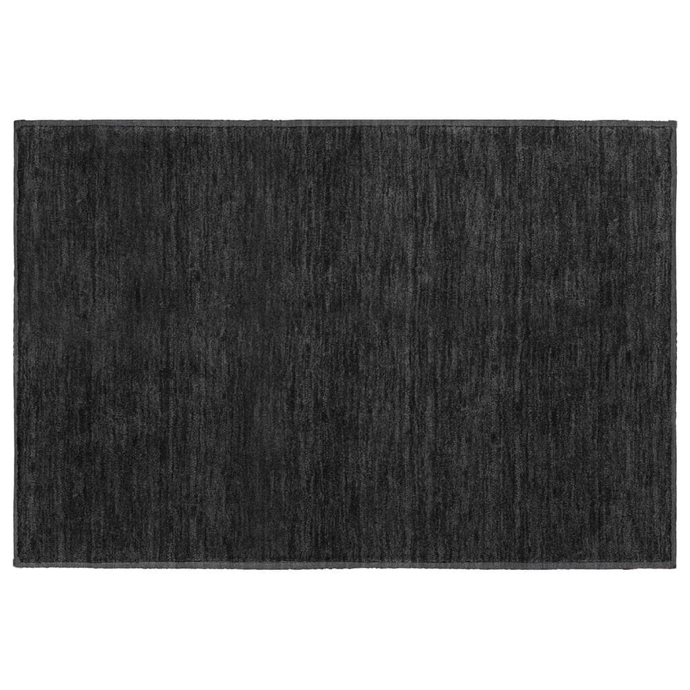 Dalyn Rug Company Soft Essentials Solid Black 2"6" x 3"10" Area Rug, , large