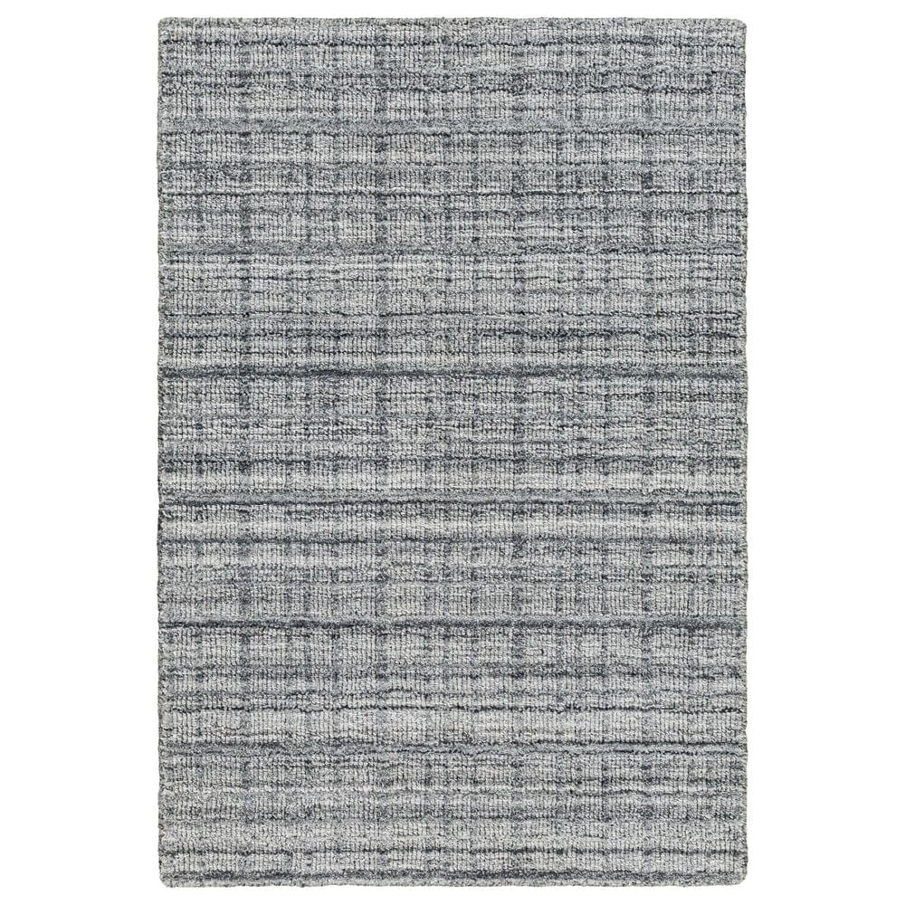 Surya Fresno 9" x 12" Pewter, Light Gray, Medium Gray, Charcoal Area Rug, , large