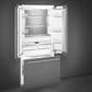 SMEG 19.6 Cu. Ft. Built-in French Door Refrigerator in Panel Ready, , large