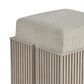 Universal Furniture Carmen Bunching Stool in White Oak, , large