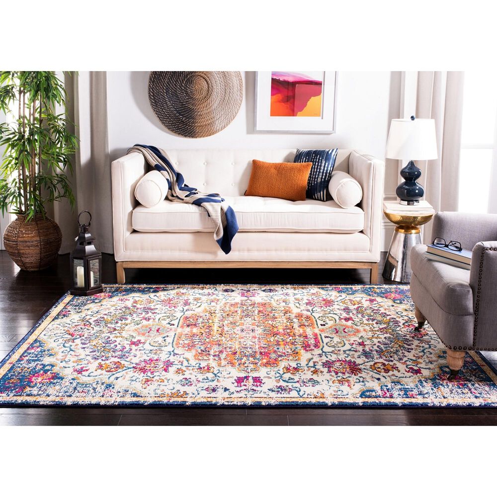 Safavieh Madison MAD447A 3&#39; x 5&#39; Ivory and Orange Area Rug, , large