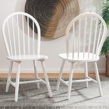 Safavieh Camden Dining Chair in White (Set of 2), , large
