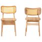 Baxton Studio Tadeo Side Chair in Natural (Set of 2), , large