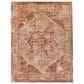 Surya Mirabel 10" x 14" Peach, Orange, Cream, Brown, Saffron, Taupe, Gray and Rose Area Rug, , large