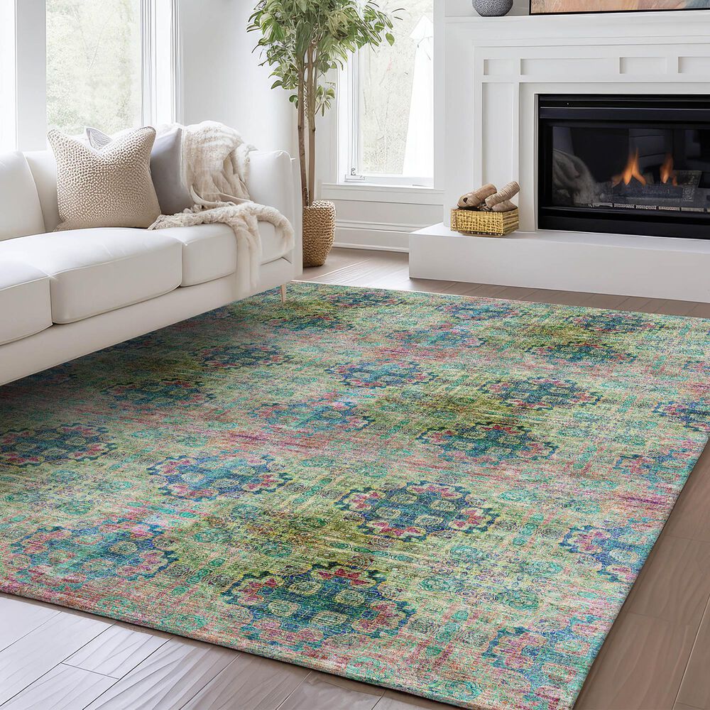 Dalyn Rug Company Trevi 8&#39; x 10&#39; Green Area Rug, , large