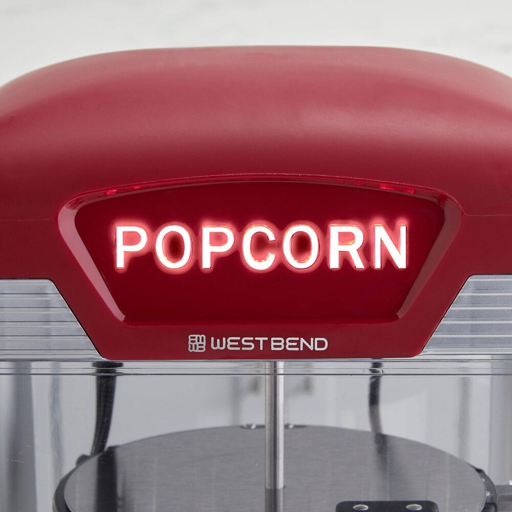 West Bend Theater Crazy 4 Qt. Popcorn Machine in Red, , large