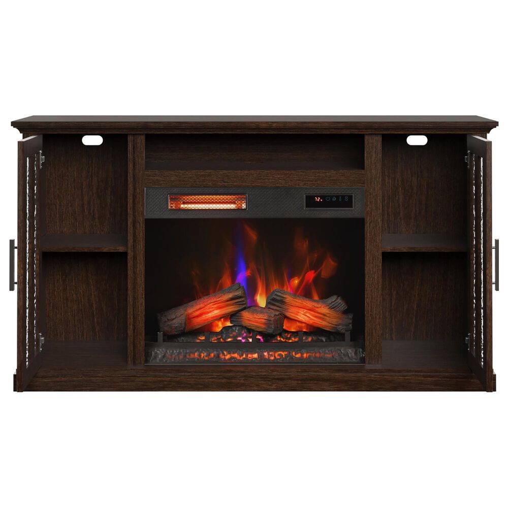 Classic Flame 62" TV Stand with Electric Fireplace in Stromburg Oak, , large