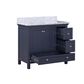 Aurafina Cunningham 36" Vanity with Top and Sink in Harbor Blue, , large