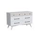 Eastern Shore Rowan 6 Drawer Dresser in Ash Linen White, , large
