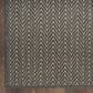 Nourison Horizon HOZ02 Charcoal 2"2" x 8" Indoor/Outdoor Runner, , large