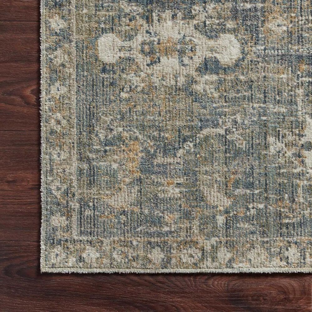 Chris Loves Julia x Loloi Rosemarie 2&#39;7&quot; x 8&#39; Sand and Lagoon Runner, , large