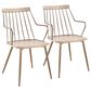 LumiSource Preston Farmhouse Accent/dining Chair in Antique Copper and Whitewashed Wood by LumiSource - Set of 2, , large