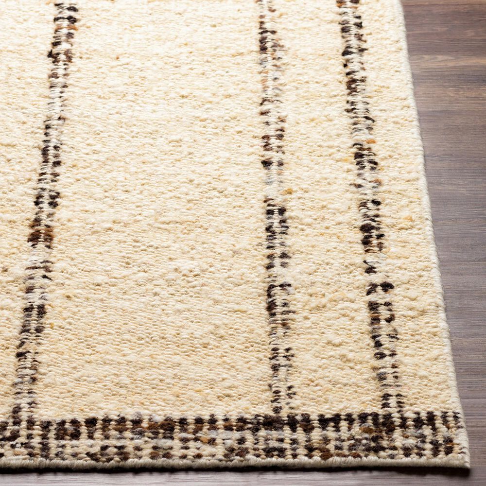 Surya Machu Picchu 2&#39;6&quot; x 8&#39; Cream, Ivory, Dark Brown, Charcoal, Black and Light Gray Runner, , large