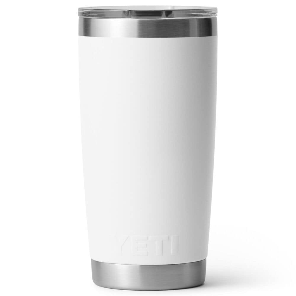 YETI Rambler 20 Oz Tumbler with MagSlider Lid in White, , large