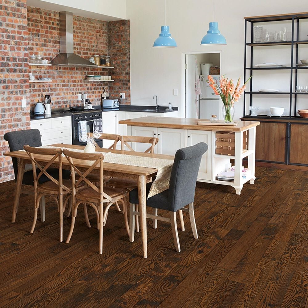 Mullican Flooring Chatelaine Worn Carriage 5&quot; Oak Hardwood, , large
