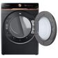 Samsung 7.5 Cu. Ft. AI Smart Dial Electric Dryer with Super Speed Dry and MultiControl in Brushed Black, , large