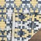 Safavieh Montauk Southwestern 4" Square Gold and Multicolor Area Rug, , large