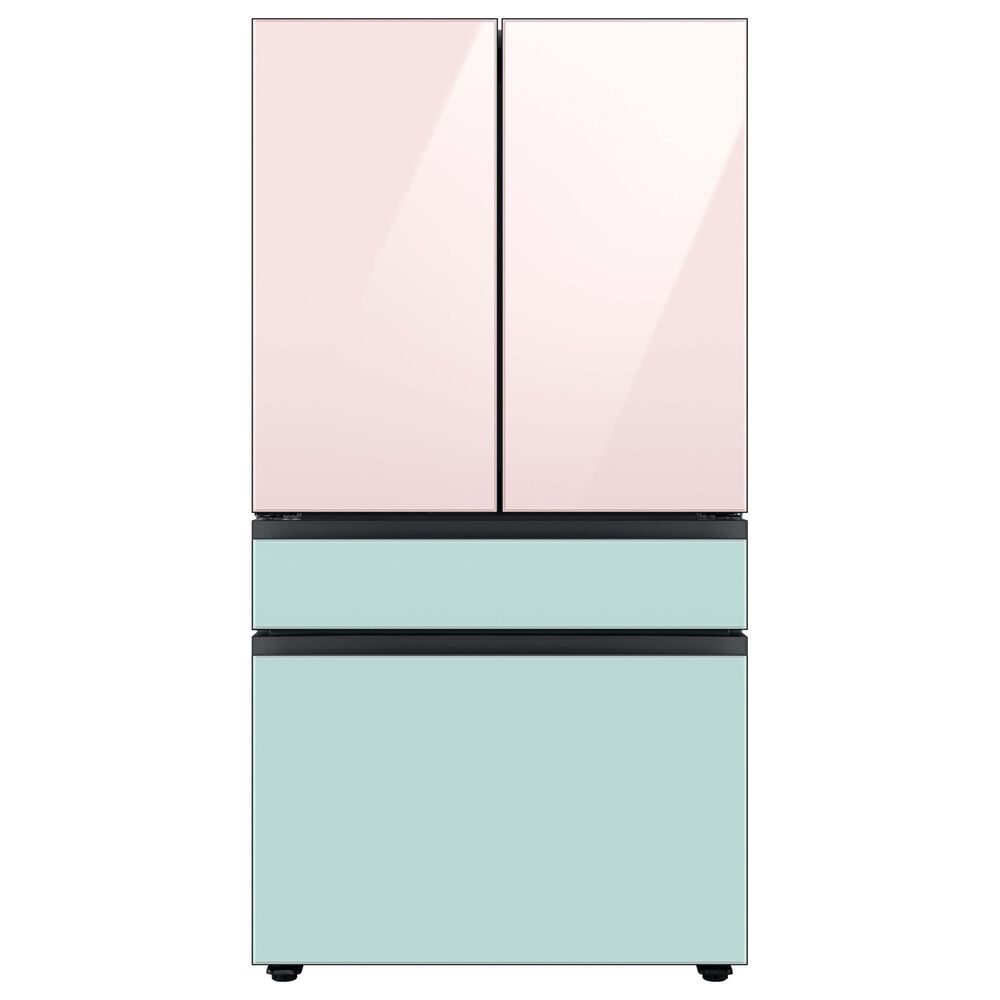 Samsung Bespoke Bespoke 4-Door French Door Refrigerator Bottom Panel in Morning Blue Glass, , large