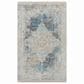 Surya Solar 3" x 5" Sky Blue, Charcoal, Light Gray, White and Saffron Area Rug, , large