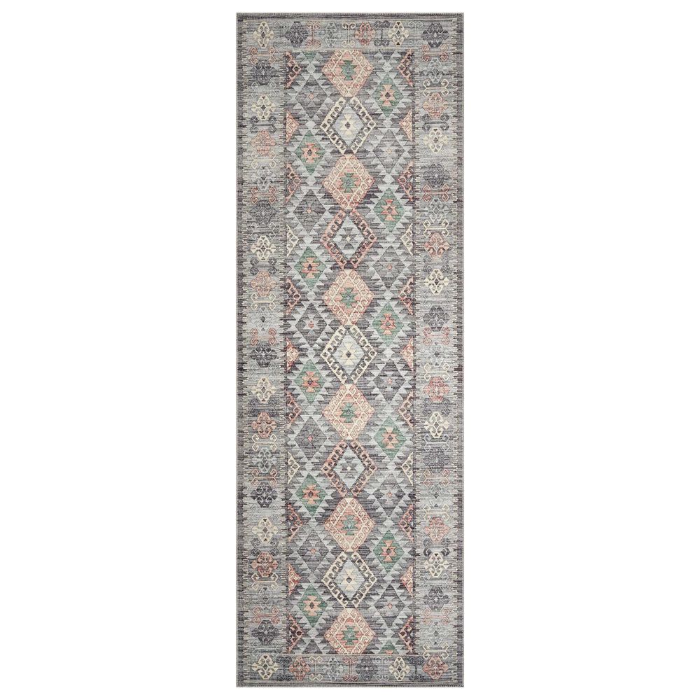 Loloi II Zion ZIO-01 2'6" x 7'6" Grey Runner, , large
