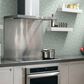 Shaw Molten Hexagon Platinum 11.49" x 11.02" Glass Mosaic Sheet, , large