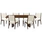 GREENING TON Torrey and Torino 7-Piece Rectangular Dining Set in Black Walnut, , large
