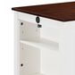 HOMLUX Counter Height Dining Table in White - Table Only, , large