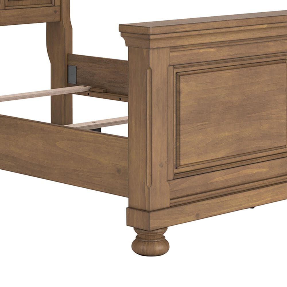 Ashley Feddinger Queen Sleigh Bed in Chestnut Brown, , large