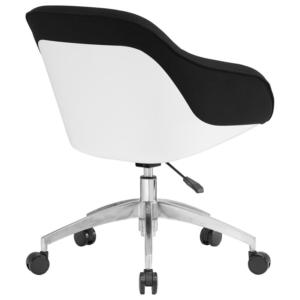 Rta Products Llc Low-Back Upholstered Task Chair in Black, , large
