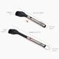 Joseph Joseph GrillOut BBQ Silicone Basting Brush with Retractable Head in Black and Stainless Steel, , large