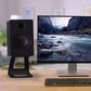 Kanto Elevated Desktop Speaker Stand for Large Speakers in Black (Set of 2), , large