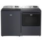 Maytag 5.3 Cu. Ft. Smart Top Load Washer and 7.4 Cu. Ft. Smart Gas Top Load Dryer Laundry Pair in Midnight Steel, , large