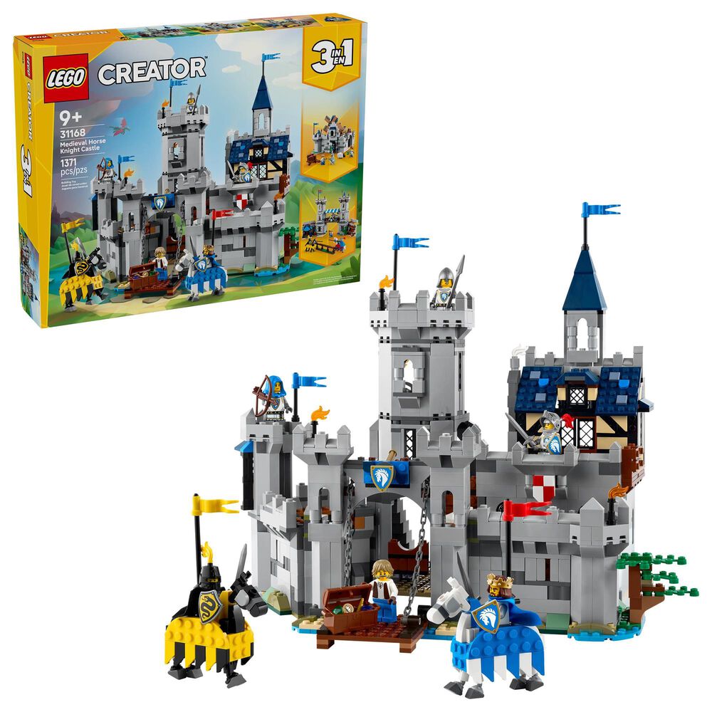 LEGO Creator Medieval Knight Castle Building Set, , large