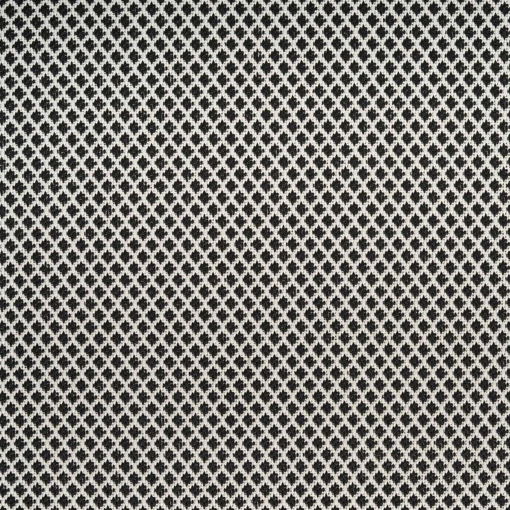 Nourison Courtyard Black and White 8&#39; x 10&#39; Indoor/Outdoor Area Rug, , large