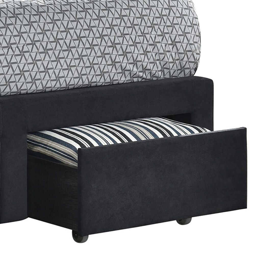 Pacific Landing Soledad Full Upholstered Storage Bed in Grey, , large