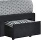 Pacific Landing Soledad Full Upholstered Storage Bed in Grey, , large