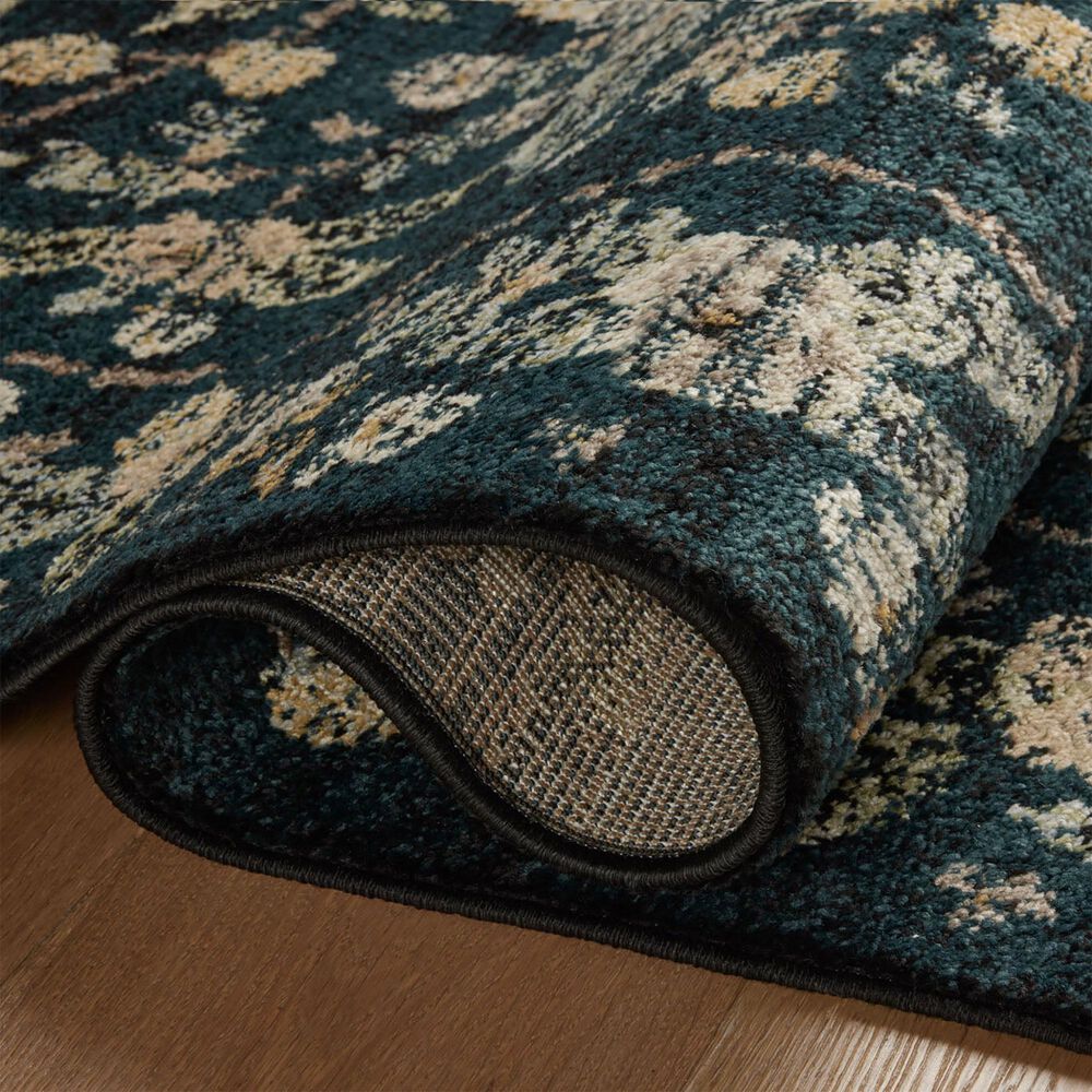 Rifle Paper Co. x Loloi Laurel Peacock Garden 9&#39;2&quot; x 12&#39;2&quot; Navy Area Rug, , large