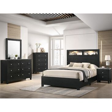Claremont Cadence 4-Piece Queen Bedroom Set in Black and White, , large