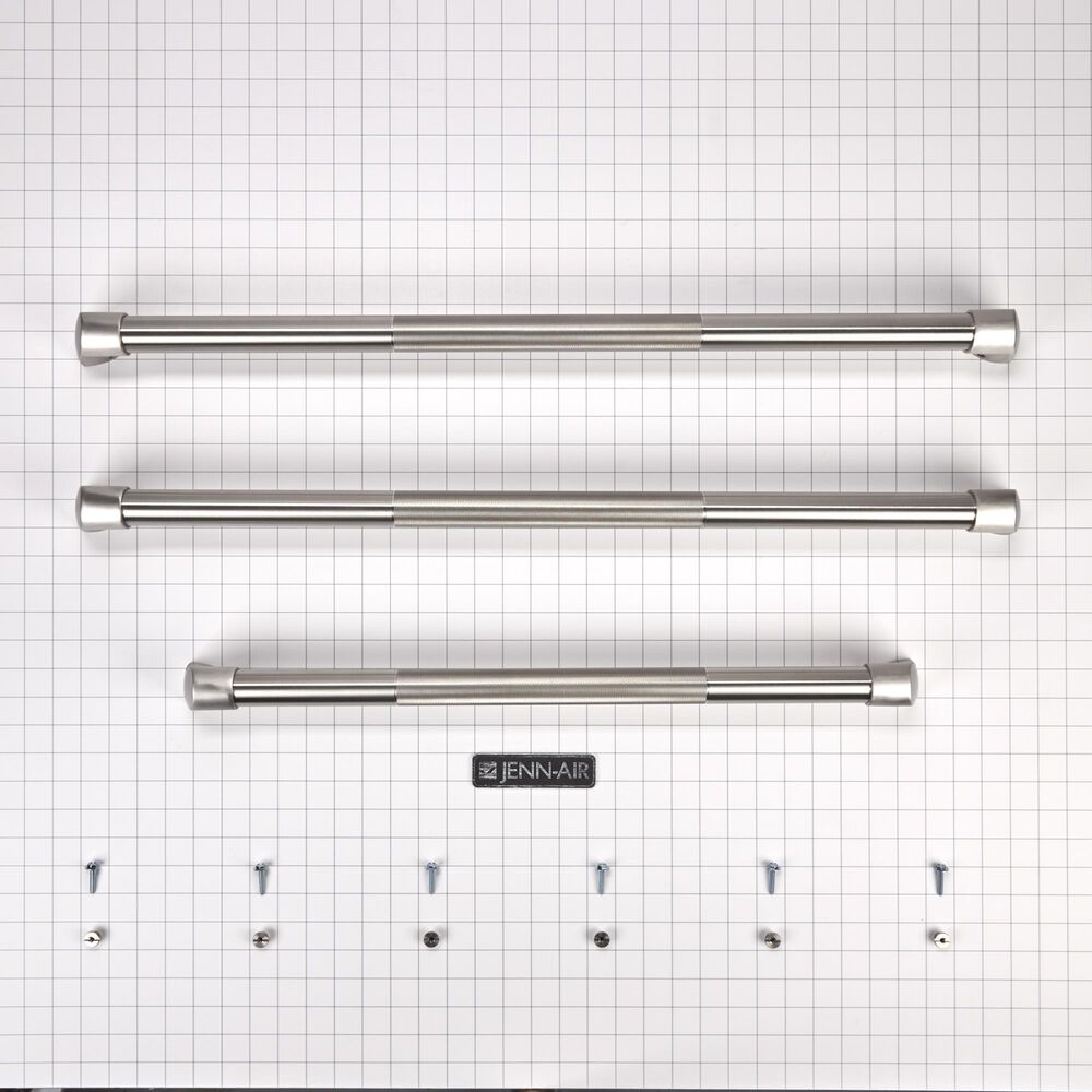 Whirlpool Pro Handle Kit for French Door Bottom-Mount Refrigerator in Stainless Steel, , large