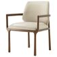 Theodore Alexander Kesden Arm Chair with Humus Upholstered in Pyramid Brown, , large